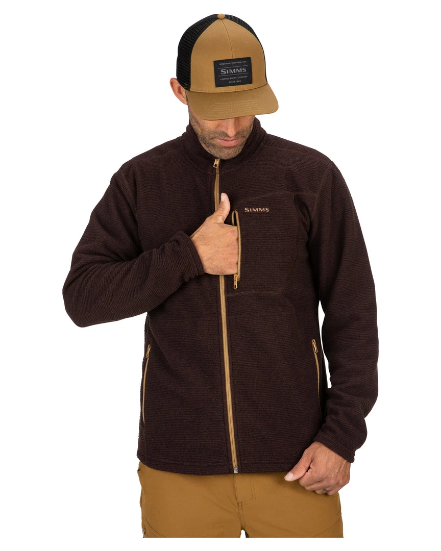Simms Fishing Products Simms Rivershed Full Zip MEN'S 10 Simms Fishing Products Simms Rivershed Full Zip MEN'S