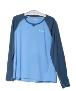 Simms Fishing Products Trouts X Simms Women's Solarflex Crewneck - Cornflower Heather