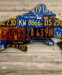 Cody's Fish License Plate Creations - Trout