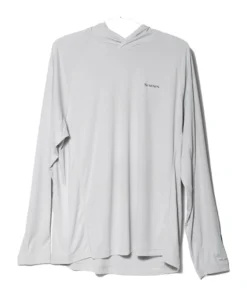 Simms Fishing Products Trouts X Simms Solarflex Hoody - Vintage Logo Sterling MEN'S