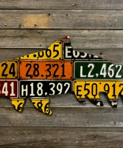 Cody's Fish License Plate Creations - Trout