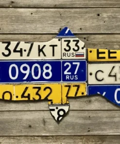 Cody's Fish License Plate Creations - Trout