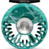 Abel Reels Abel VAYA Fly Reel - Custom 7/8 Larko Permit - Teal/Platinum FRESHWATER FLY REELS
