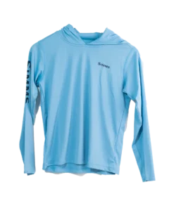 Simms Fishing Products Trouts X Simms Kid's Solar Tech Hoody - Faded Denim