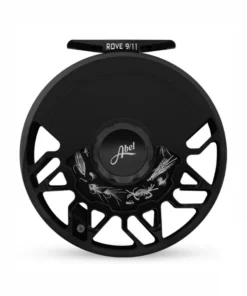 Abel Reels FRESHWATER FLY REELS Abel Rove Fly Reel - Black 9/11 - Aluminum Handle