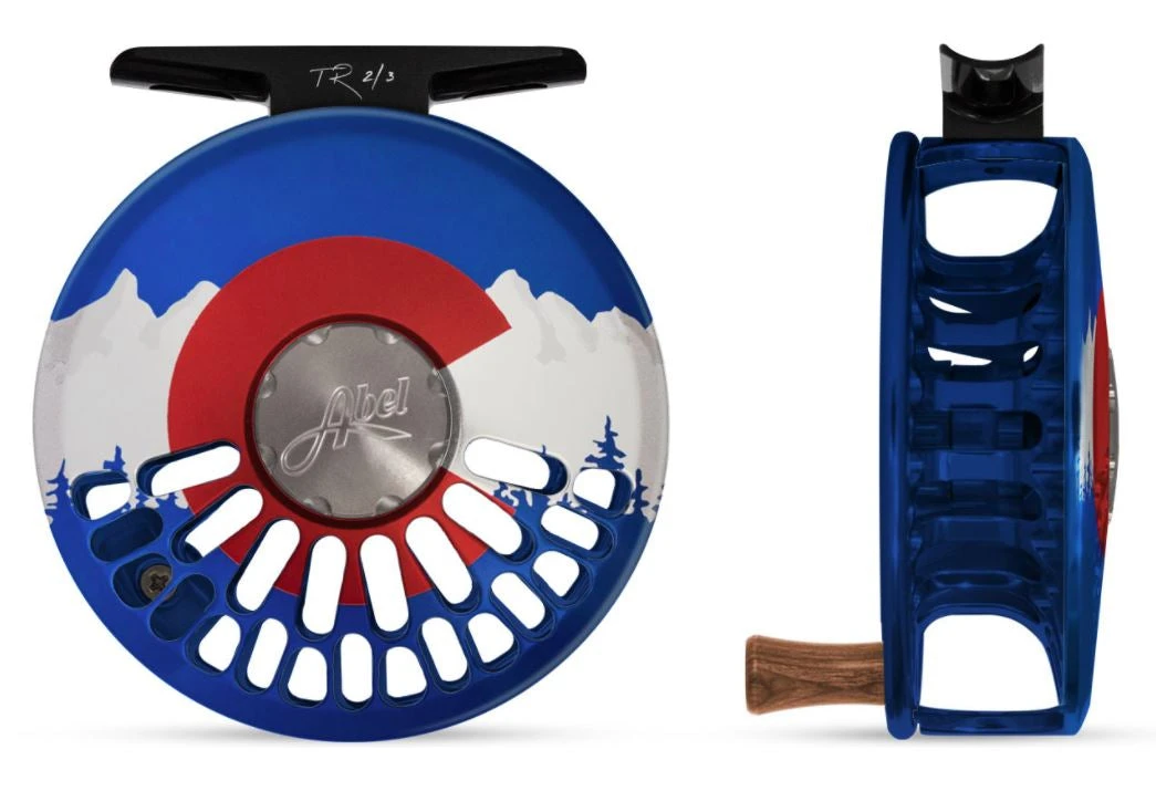 Abel Reels Custom Abel TR Fly Reel - Colorado Flag 2/3 3 Abel Reels Custom Abel TR Fly Reel - Colorado Flag 2/3
