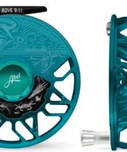 Abel Reels Abel Rove Fly Reel - Custom 9/11 Underwood Salt - Teal/Platinum