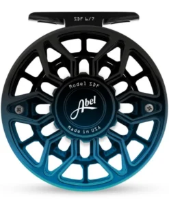 Abel Reels Abel SDF Fly Reel - Custom 6/7 Satin Black/Blue Fade