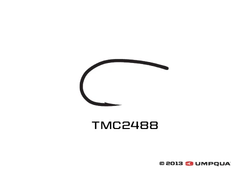 Umpqua Feather Merchants Umpqua TMC 2488 Fly Fishing Hook - Qty. 25 FLY TYING 3 Umpqua Feather Merchants Umpqua TMC 2488 Fly Fishing Hook - Qty. 25 FLY TYING